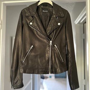 Madewell Washed Leather Moto Jacket